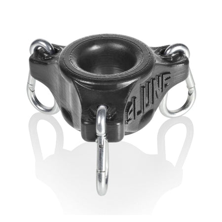 OxBalls Slung, Ballstretcher With 3 Carabiners, Black-0