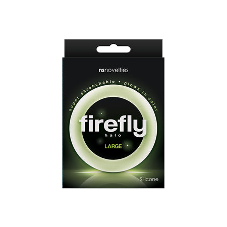 Firefly Halo Cock Ring Large Clear-0