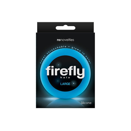 Firefly Halo Cock Ring Large Blue-0