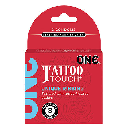 ONE Tattoo Touch Condom 3-Pack-0