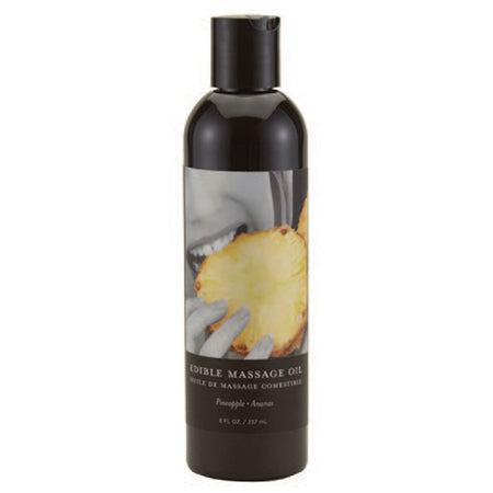 Earthly Body Edible Massage Oil Pineapple 8oz-0