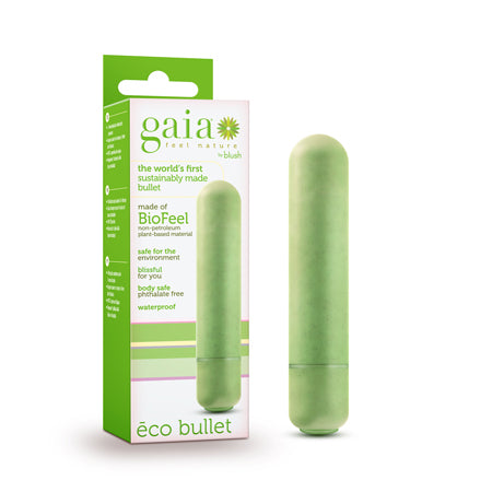 Gaia Eco Bullet Single-Speed Vibrator Green-0
