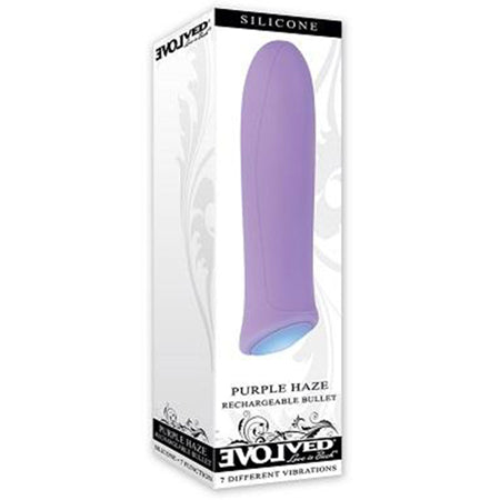 Evolved Purple Haze Rechargeable Silicone Bullet Vibrator-0