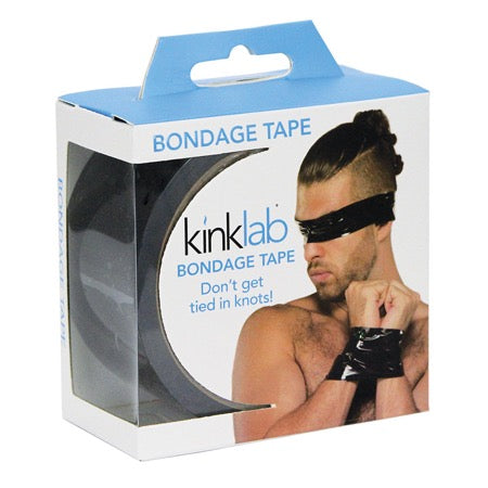 Kinklab Unisex Bondage Tape - Black-0