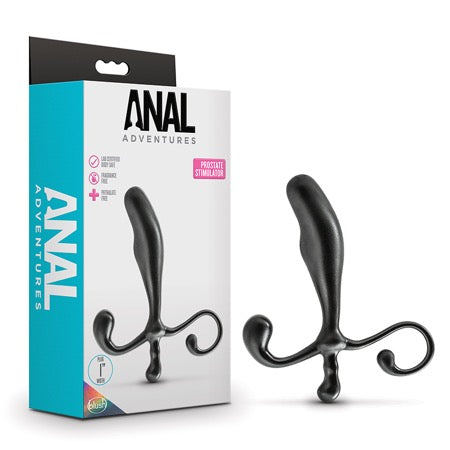 Anal Adventures Prostate Stimulator Black-0