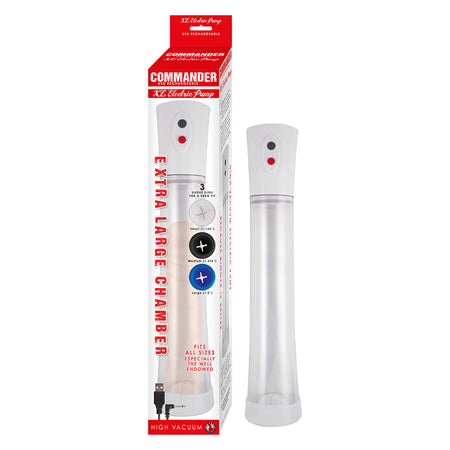Commander Extra Large Electric Pump White-0