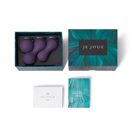 Je Joue Ami 3-Piece Silicone Kegel Set Purple-0