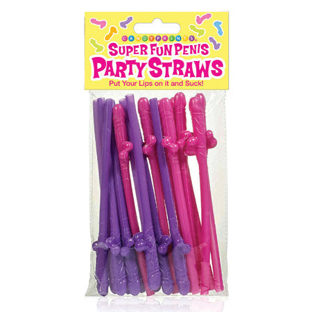 Super Fun Penis Party Straws 8-Pack-0