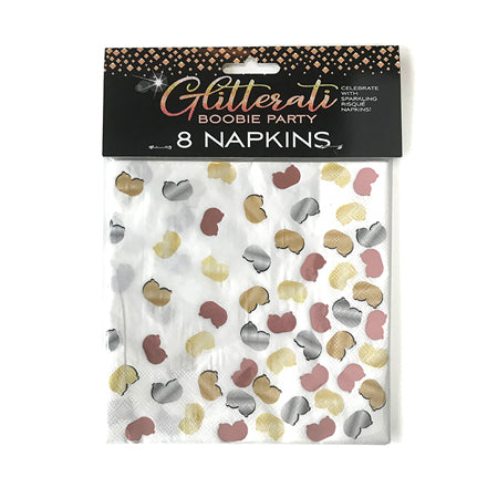 Glitterati Boobie Party Napkins-0