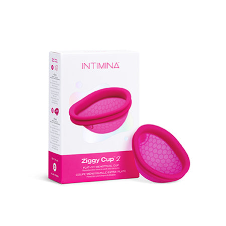 INTIMINA Ziggy Cup 2 Flat-Fit Menstrual Cup Size B-0