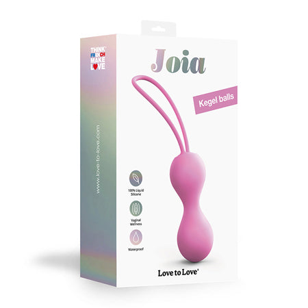 Love to Love Joia Silicone Kegel Balls Pink Passion-0