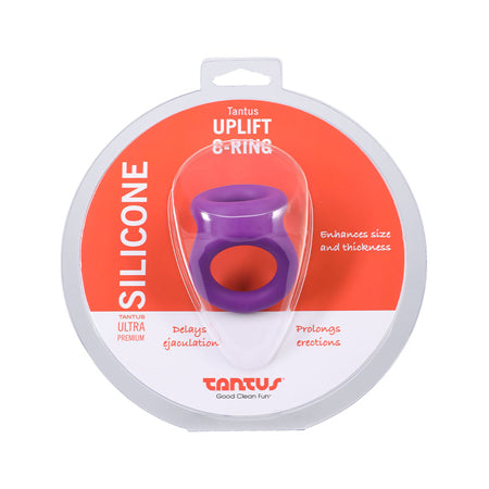 Tantus Uplift C-Ring Cock and Ball Sling Purple-0