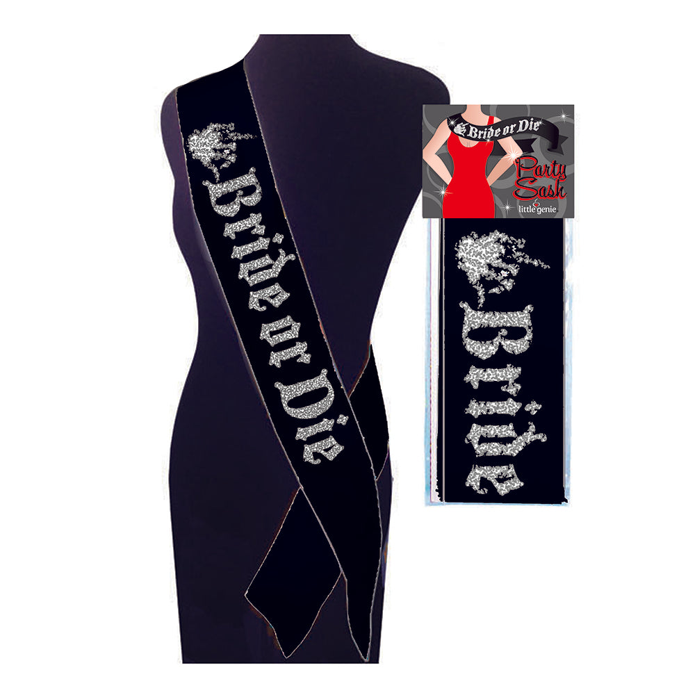 Bride Or Die Party Sash-0