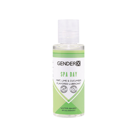 Gender X Spa Day Mint, Lime & Cucumber Flavored Water-Based Lubricant 2 oz.-0