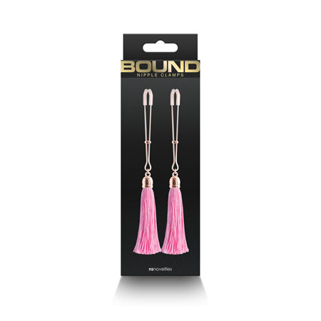 Bound Nipple Clamps T1 Pink-0
