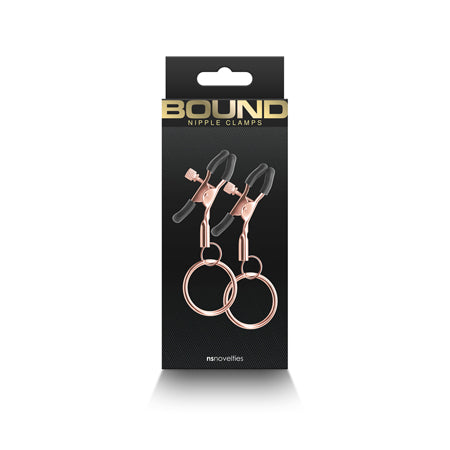 Bound Nipple Clamps C2 Rose Gold-0