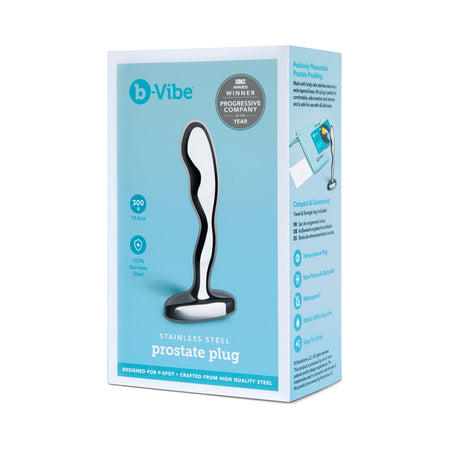 b-Vibe Stainless Steel Prostate Plug-0