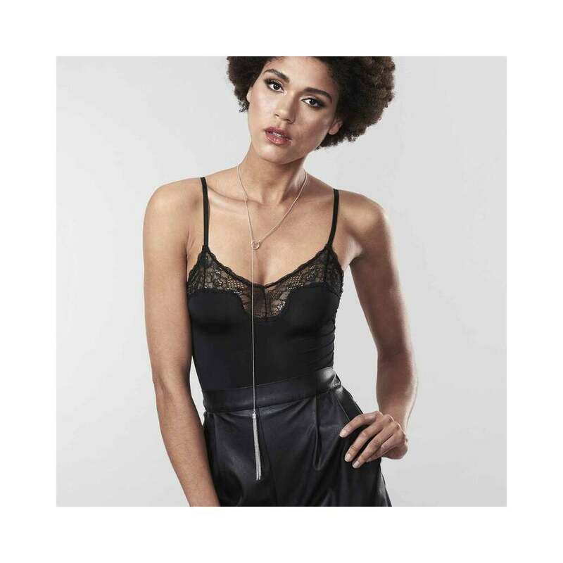 Bijoux Indiscrets Magnifique Chain Necklace Whip Silver-0