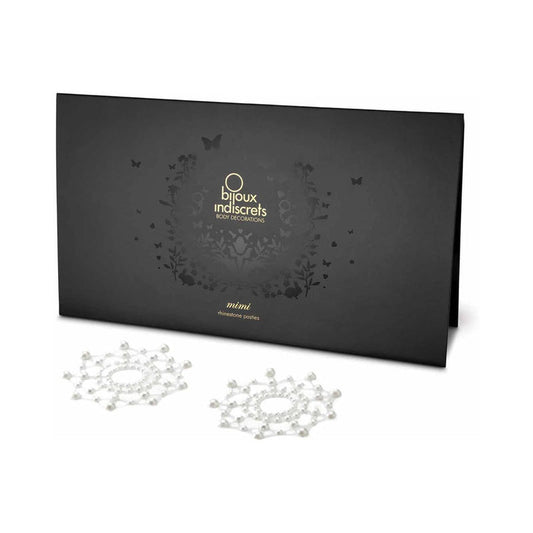 Bijoux Indiscrets Mimi Rhinestone Pasties Circles Pearl-0