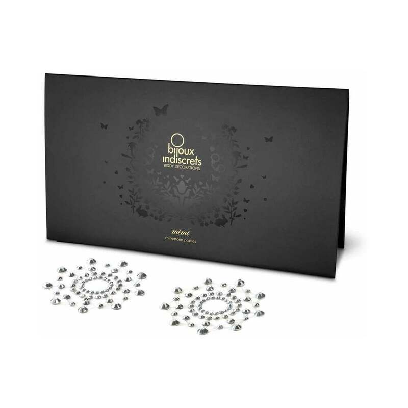 Bijoux Indiscrets Mimi Rhinestone Pasties Circles Crystal Clear-0