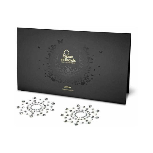 Bijoux Indiscrets Mimi Rhinestone Pasties Circles Crystal Clear-0