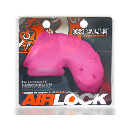 OxBalls Airlock Air-Lite Vented Chastity Pink Ice-0