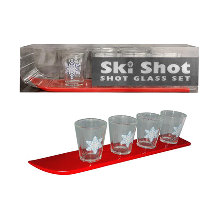 Ski Shot 4-Piece Shot Glass Set-0