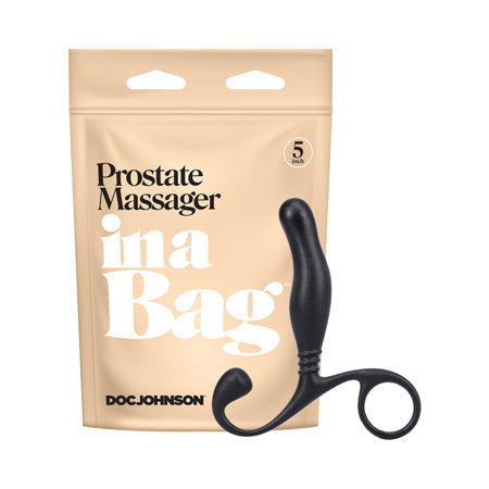 In A Bag Prostate Massager Black-0