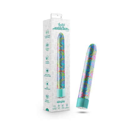 Limited Addiction Floradelic Rechargeable 7 in. Vibrator Purple-0