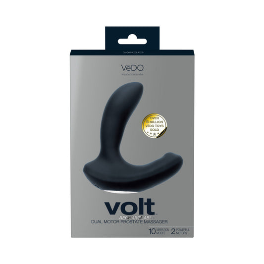 VeDO Volt Rechargeable Prostate Vibe Black-0