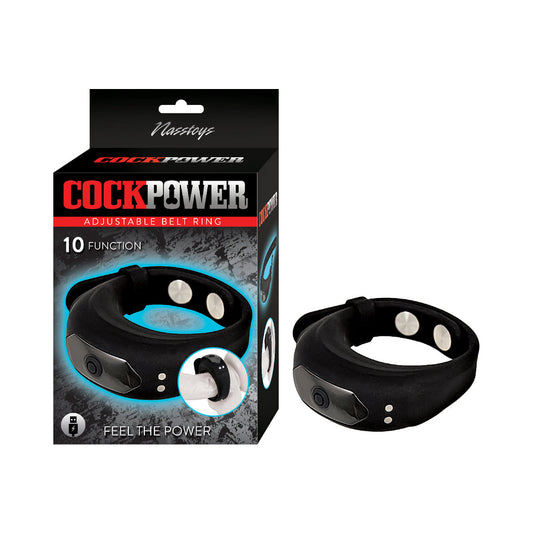Cockpower Adjustable Belt Ring Black-0