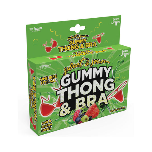 Sweet & Sour Gummy Thong and Bra-0