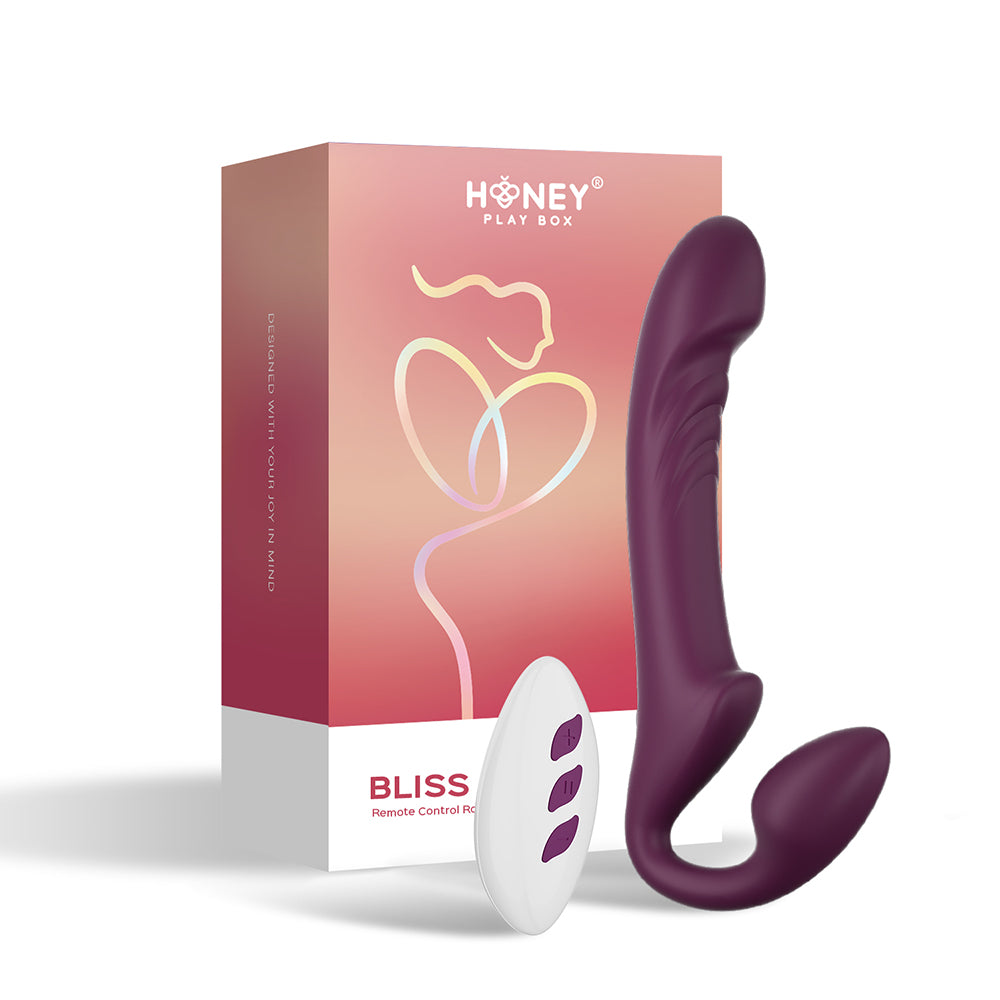 Honey Play Box Bliss Rotating Head Strapless Strap-On-0