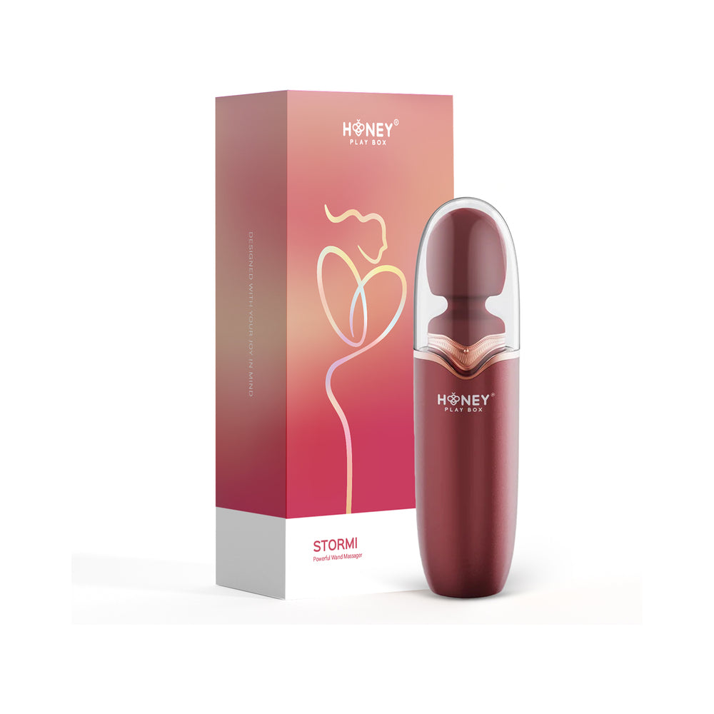 Honey Play Box Stormi Powerful Wand Massager With Charging Case-0