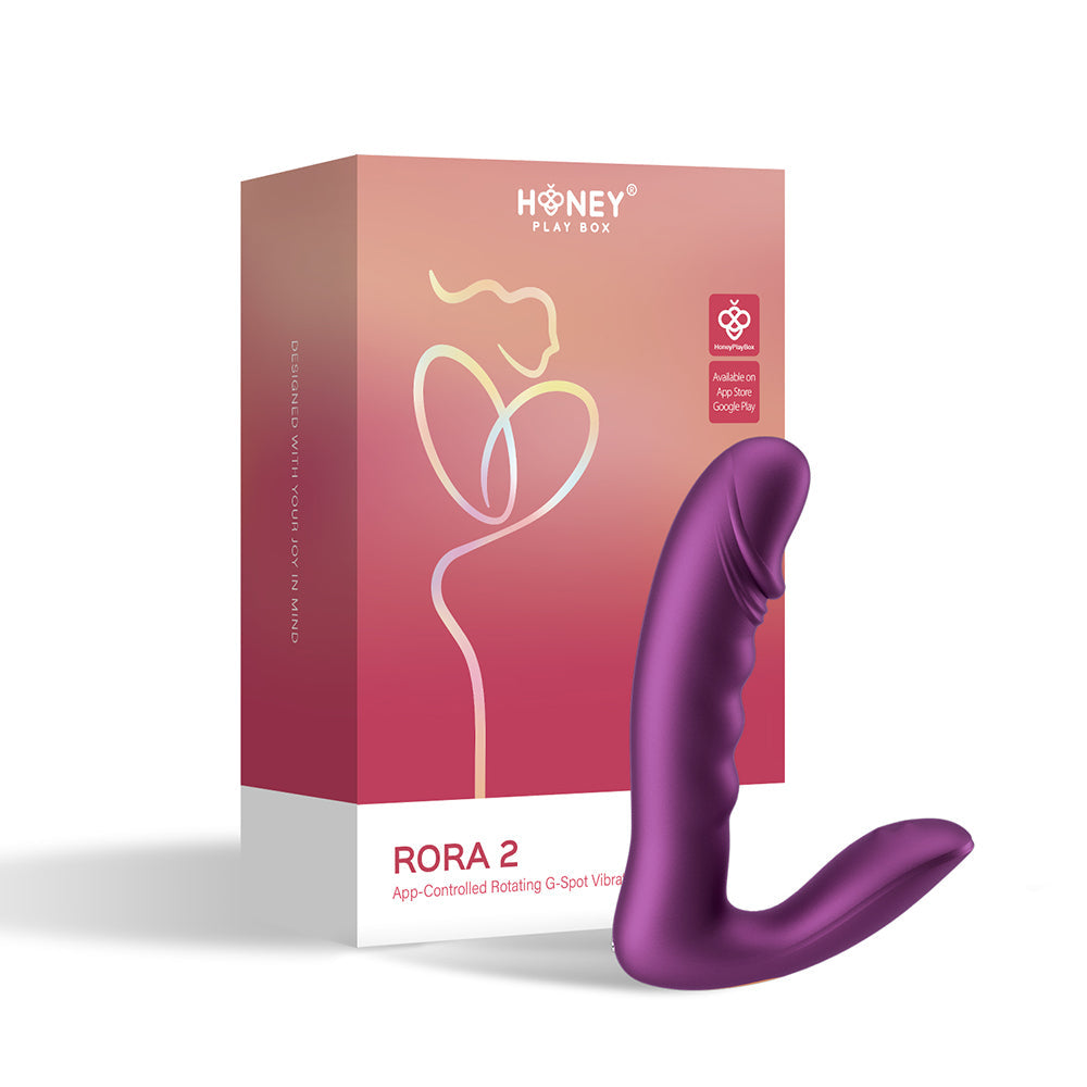 Honey Play Box Rora 2 App-Controlled Rotating G-Spot Vibrator & Clit Stimulator-0