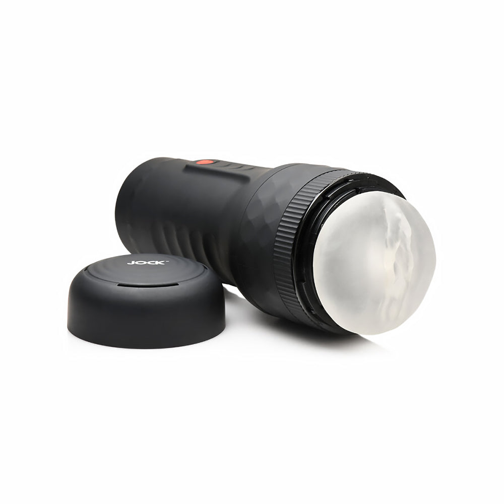 Jock Tightening & Vibrating Masturbator Clear-0