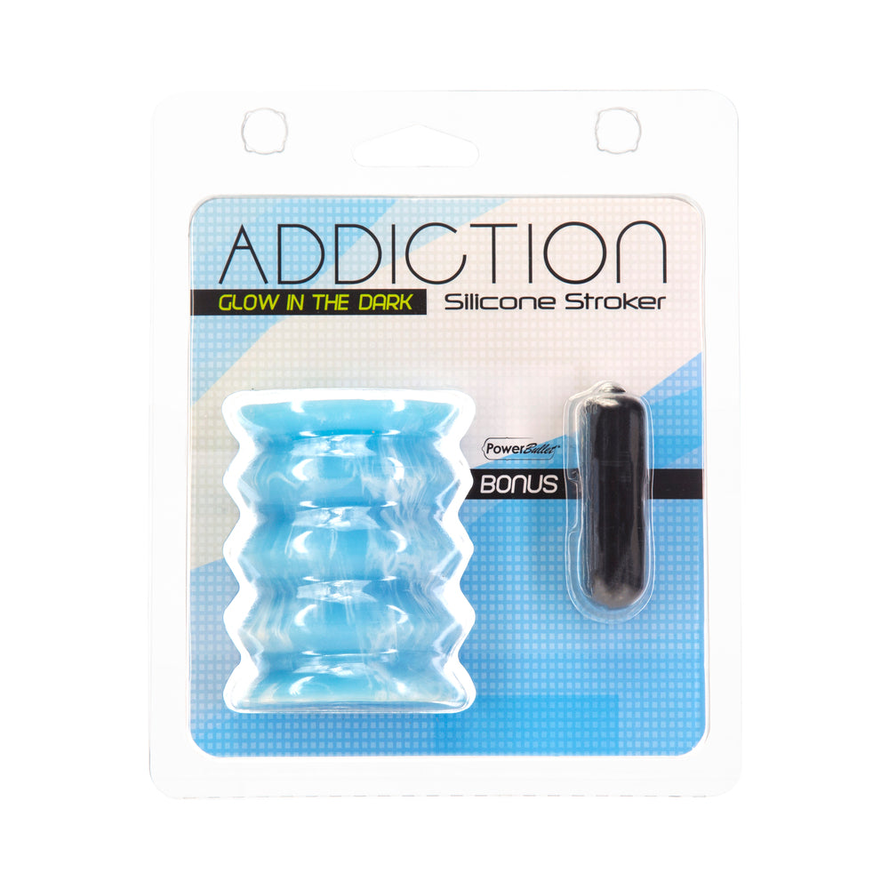 Addiction Silicone Reversible Stroker Glow-in-the-Dark-0