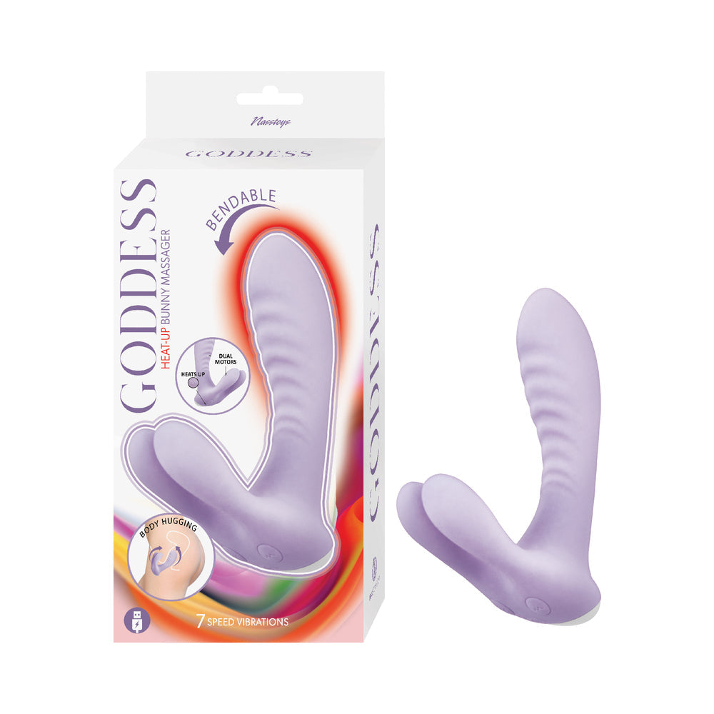 Goddess Heat Up Bunny Massager Lavender-0