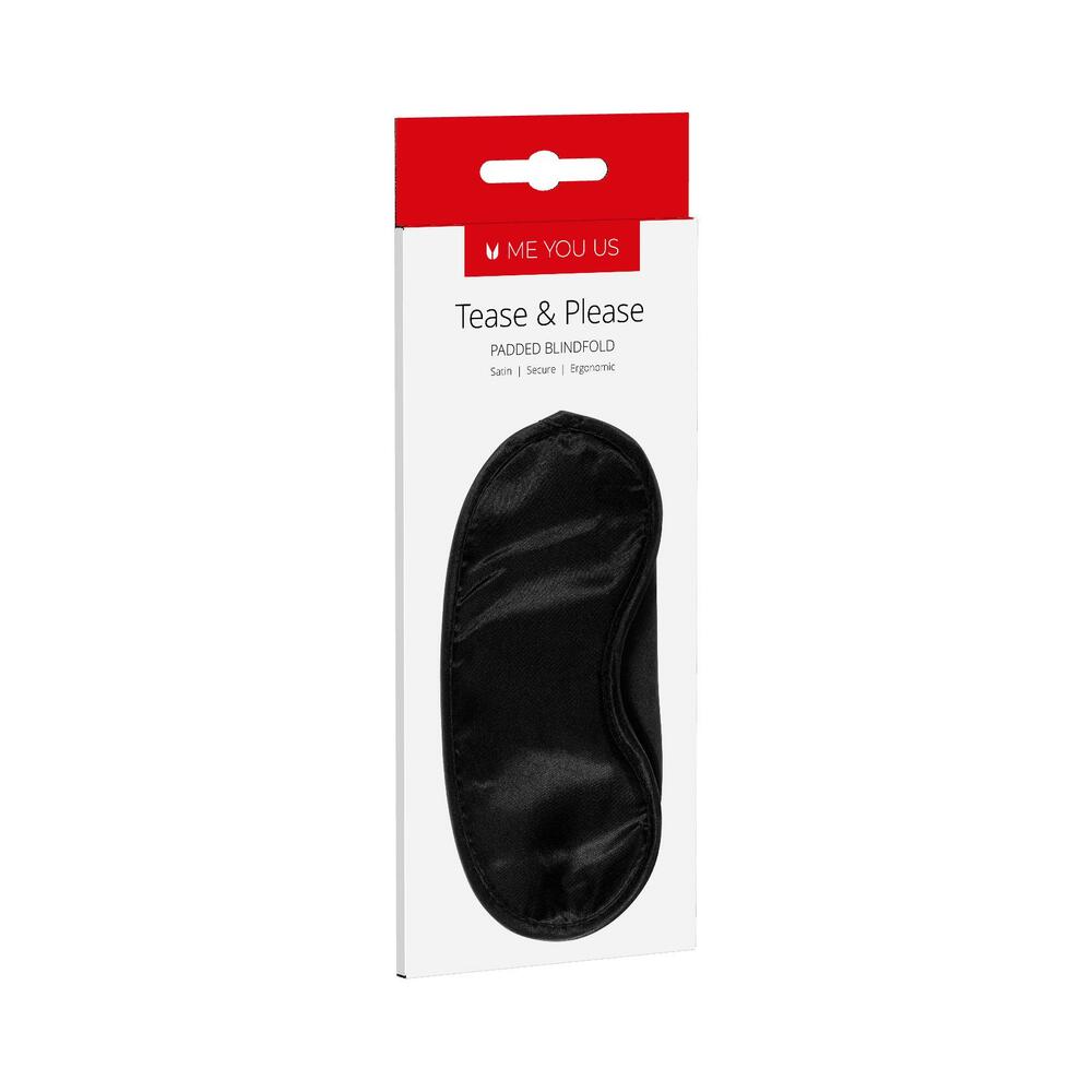 Me You Us Tease and Please Padded Blindfold Black-0
