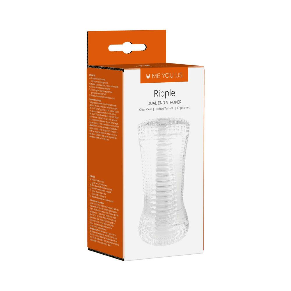 Me You Us Ripple Dual End Stroker-0