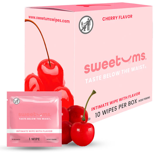 Sweetums Intimate Wipes Cherry Flavor 10-Pack-0