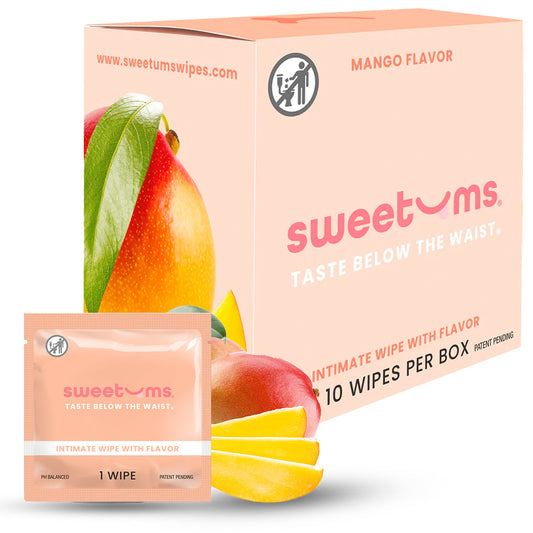 Sweetums Intimate Wipes Mango Flavor 10-Pack-0