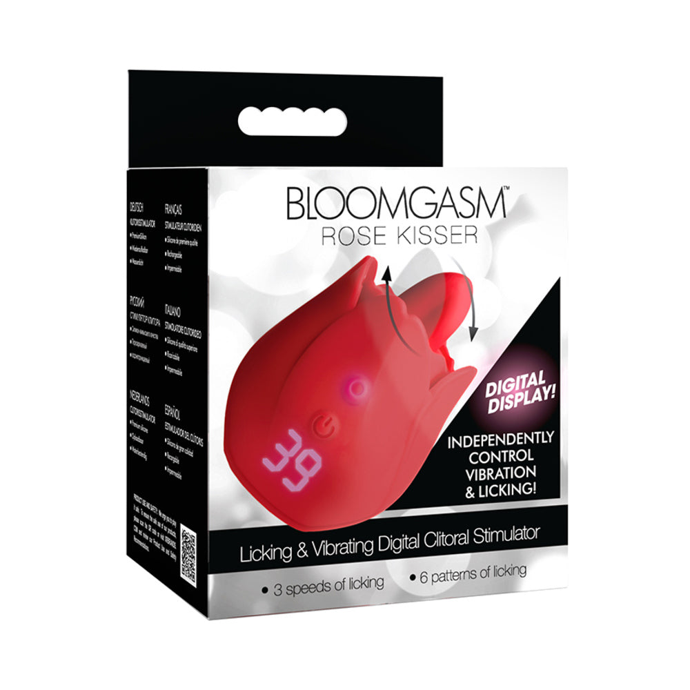 Bloomgasm Rose Kisser Licking & Vibrating Digital Clitoral Stimulator-0