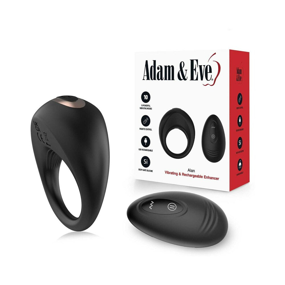 Adam & Eve Alan Vibrating Rechargeable Enhancer-0