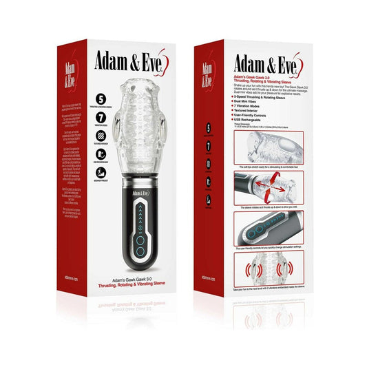 Adam & Eve Adam's Gawk Gawk 3.0 Thrusting Rotating & Vibrating Sleeve-0