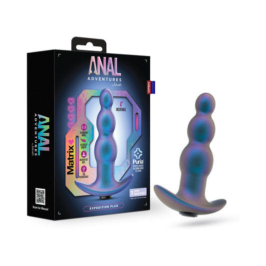 Anal Adventures Matrix Expedition Plug Lunar Blue-0