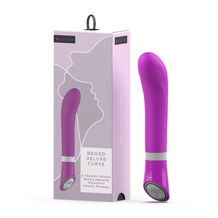 B Swish Bgood Deluxe Curve Vibrator Violet-0