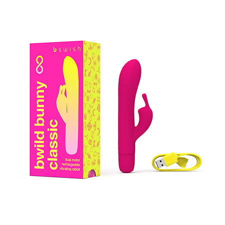 B Swish Bwild Bunny Infinite Classic Vibrator Sunset Pink-0