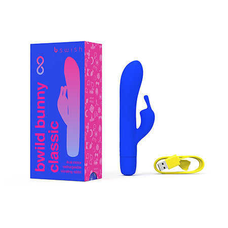 B Swish Bwild Bunny Infinite Classic Vibrator Pacific Blue-0