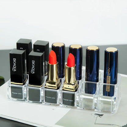 Acrylic Makeup Organizer Box for Lipsticks and Cosmetics